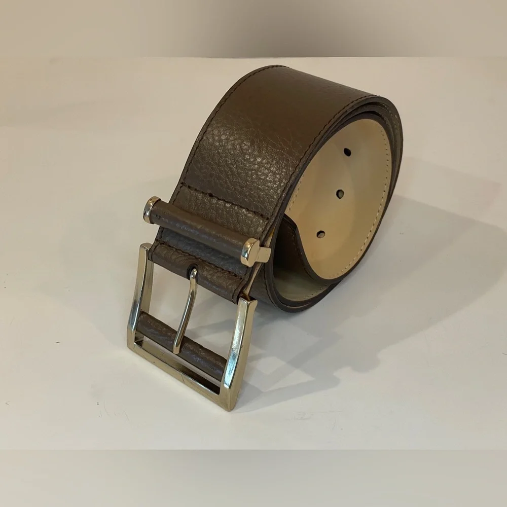 Banana Republic Women’s Brown-Green Genuine Leather Belt Size‎ M